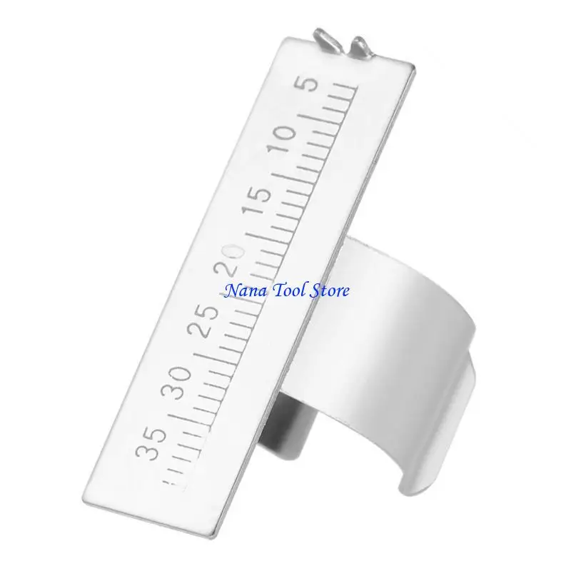 31GJ Adjustable Dental File Measuring Rings, Stainless, for Accurate Endodontic Work