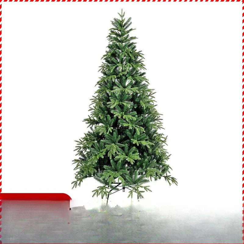 شجرة معلقة على شكل أوراق من البولي ايثيلين بالكامل مقاس 150 سم لعيد الميلاد ومزهرة مختلطة #2