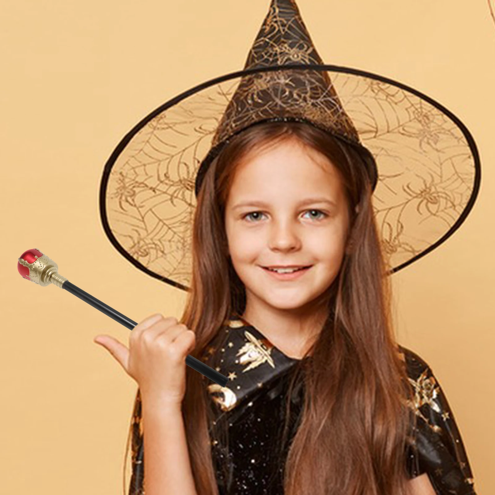 

2Pcs King Scepter Magic Wand Child Toy Costume Accessory Halloween Prop Cosplay Stage Performance