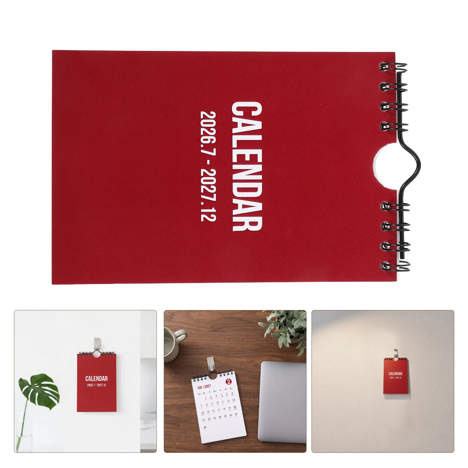 1 Small Desk Calendar Mini Hanging Monthly 2027 Paper Notepad Wall Office Home Scandinavian Saving
