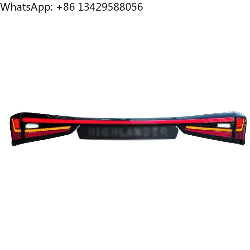 

Auto Parts Tail Lamp Modified LED Through Taillamp Taillight Turn Signal Brake Light for Toyota Highlander 2020-2022