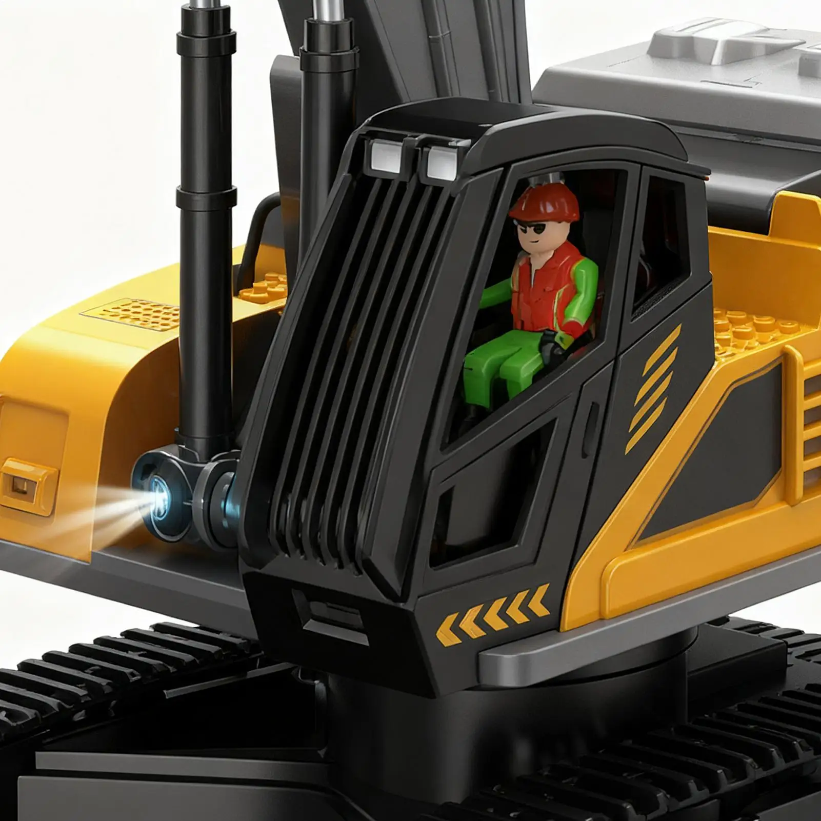 

Electric Truck For Kids Excavator With Light And Sound Metal Bed Toy Dump Truck Set With Rechargeable Battery For Age 4-12 Kids