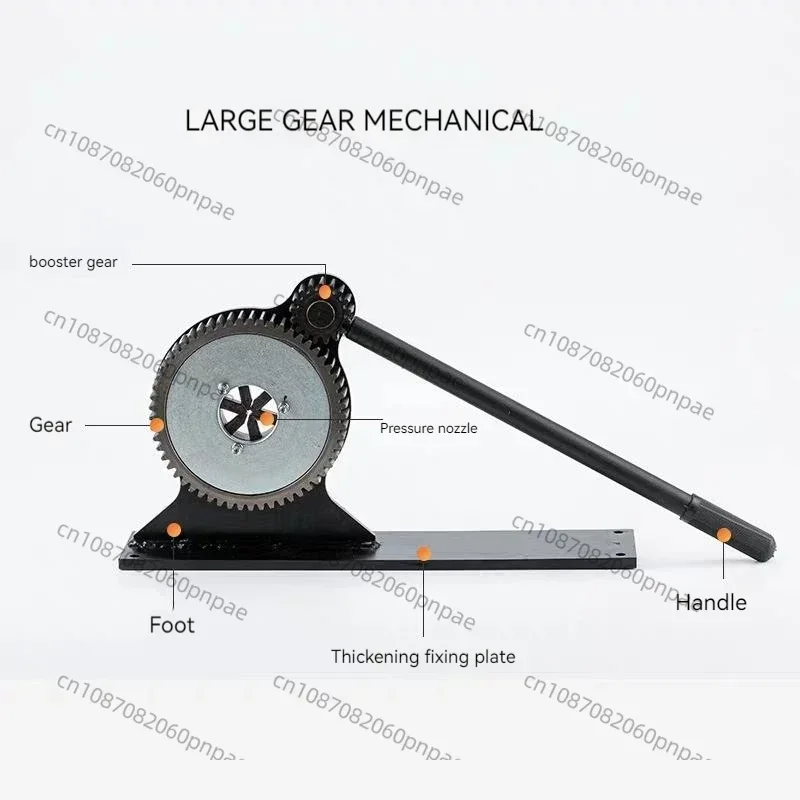 Manual Mechanical Hose Crimper Gear Hose Crimping Machine Sprayer Tube Air Conditioner Repair Pressing Crimping Tool 8MM-32MM