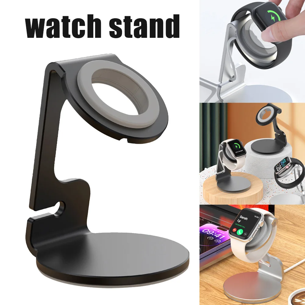 Aluminum Bracket Charger Dock Station Charging Holder for Apple Watch Stand Serie Ultra 1 23， 11 10  9 8 Ultra 7 6 5 SE 4 3 2