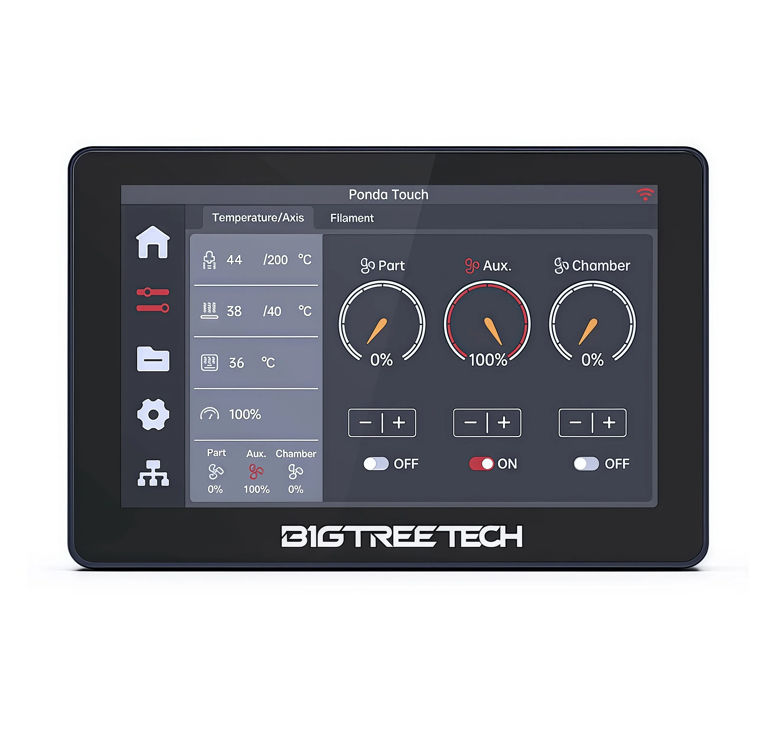 BIGTREETECH Panda Touch P1S upgraded screen 3D printer hot end A1 compatible with Tuozhu