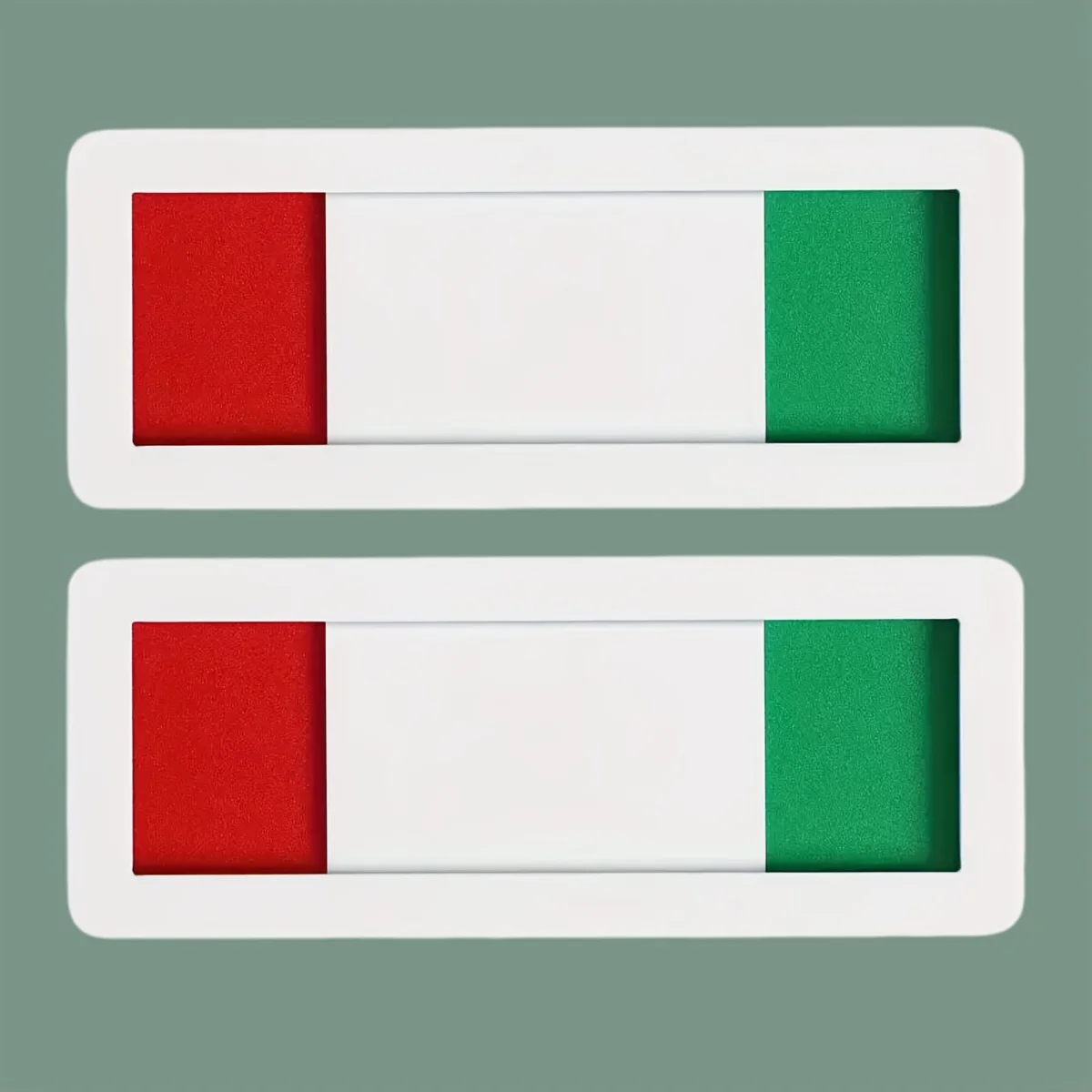 2PCS Privacy Sign, Red and Green Sliding Indicator, Suitable for Meetings, Restrooms and Offices farmhouse decor