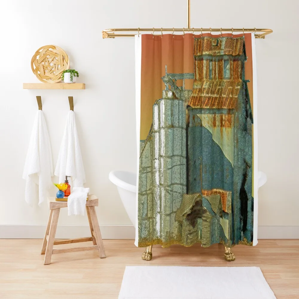 

Grain Mill Shower Curtain Waterproof Bath And Anti-Mold Bathroom Box Anime Bathroom Waterproof Fabric Bathroom Curtain