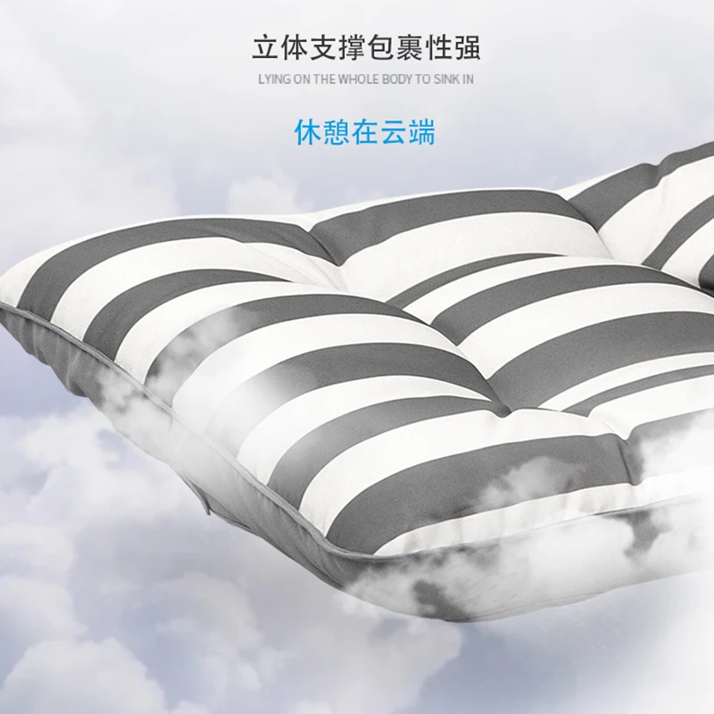 Folding Lounge Beach Chair Recliner Balcony Nap Lazy Single Chairs Home Office Sun Lounger Silla Plegable Outdoor Furniture WKOC