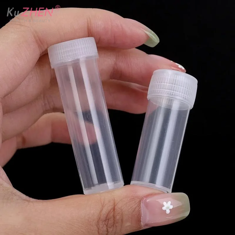 10/30/50Pcs Small Plastic Bottle Sample New Transparent Vials Liquid Powder Capsule Beads Storage Container Packing