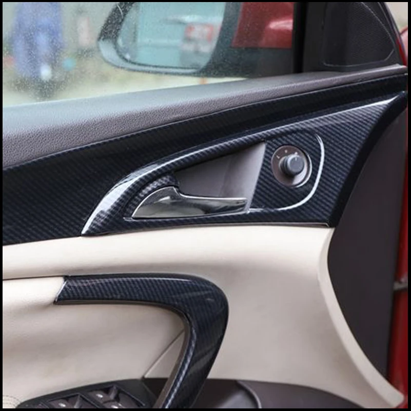 For Opel Insignia A 2009-2013 Door Armrest Window Lift Panel Door Handle Cover Trim Decorative Frame LHD Auto Parts Accessories