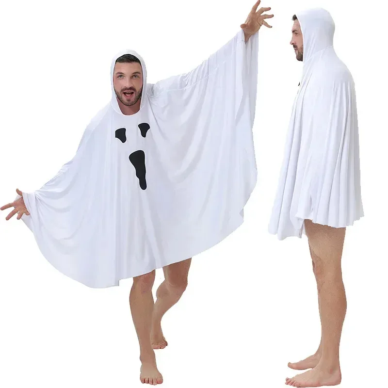 

DY20 Белый халат-накидка на Хэллоуин, GelmasTim ade, праздничные украшения своими руками, подарок на вечеринку25