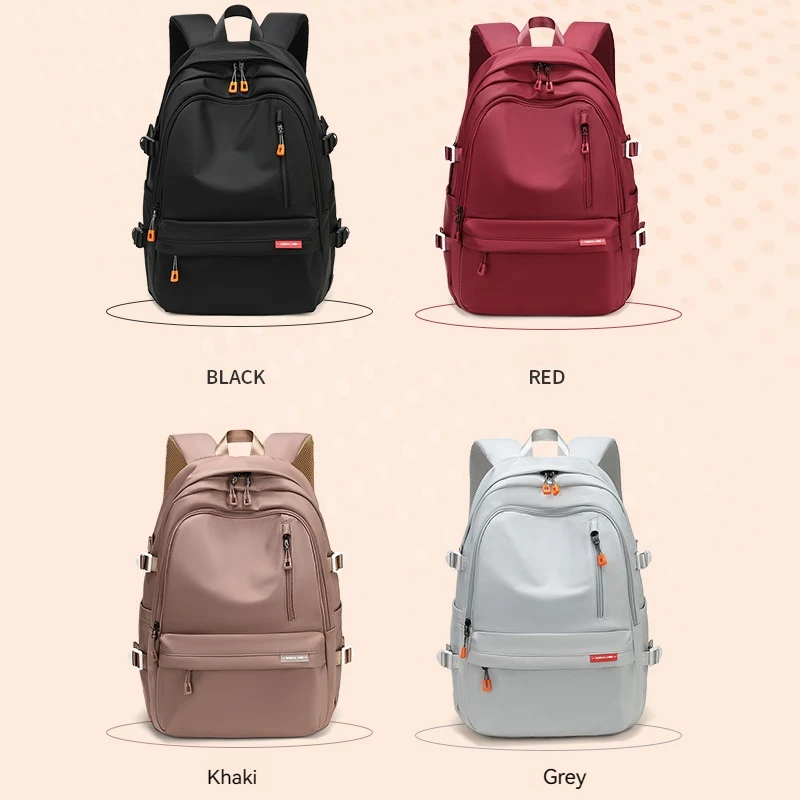 MOZHI Backpack Female Japanese Simple Junior High School Student Backpack Female Large Capacity Male Backpack