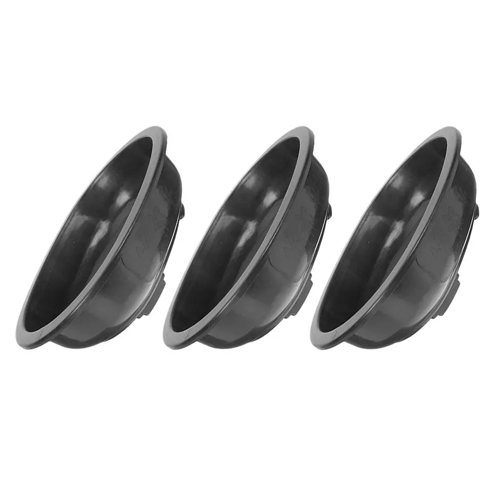 

3 Pcs Large Oval Plastic Flower Pot Bonsai Tree Pots Garden Planter Potted Black Seedling