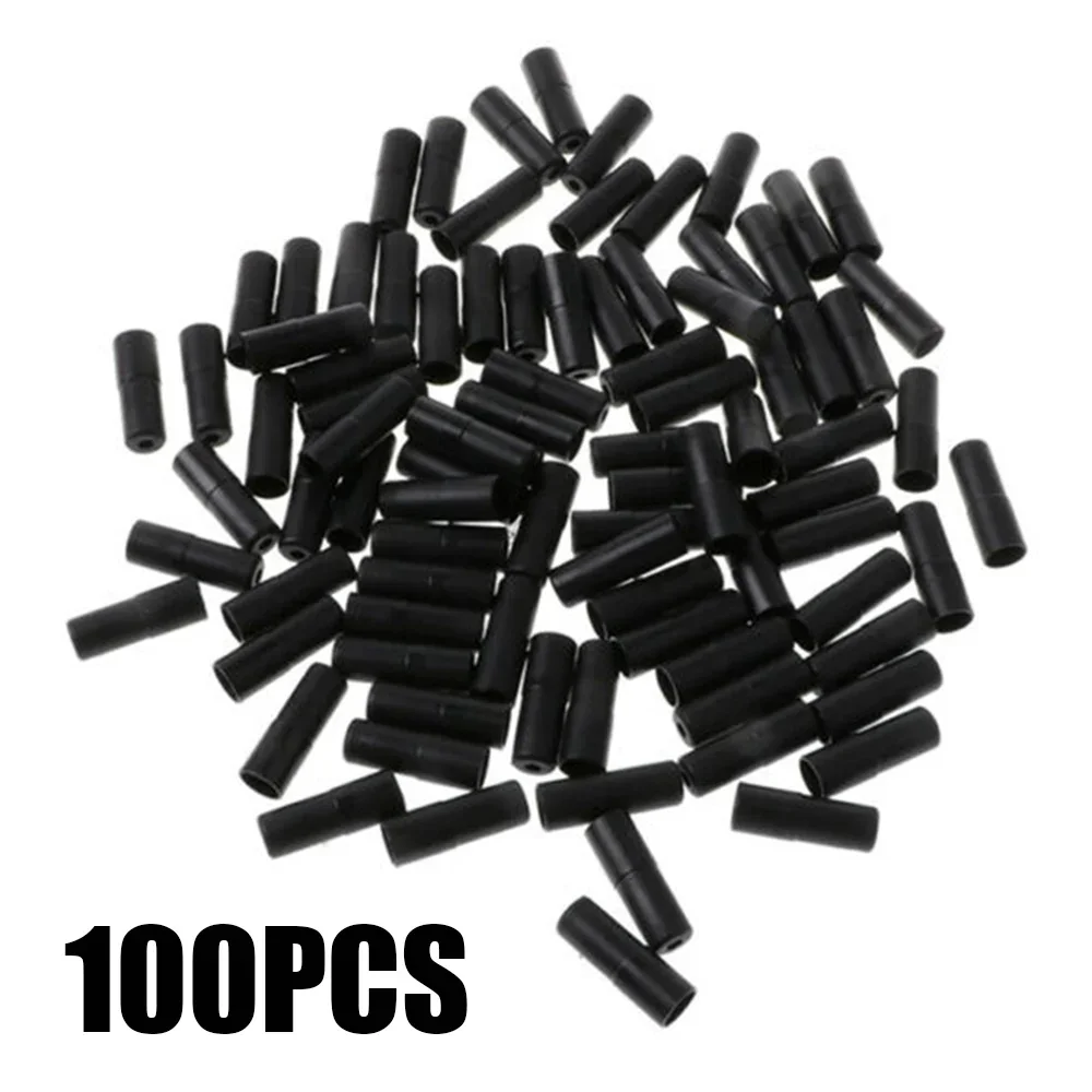 

100PCS Bicycle Brake Shifter Cable End Cap 5mm Brake Line Derailleur Shift Wire End Cap Tips Crimps MTB Bike Bicycle Accessories