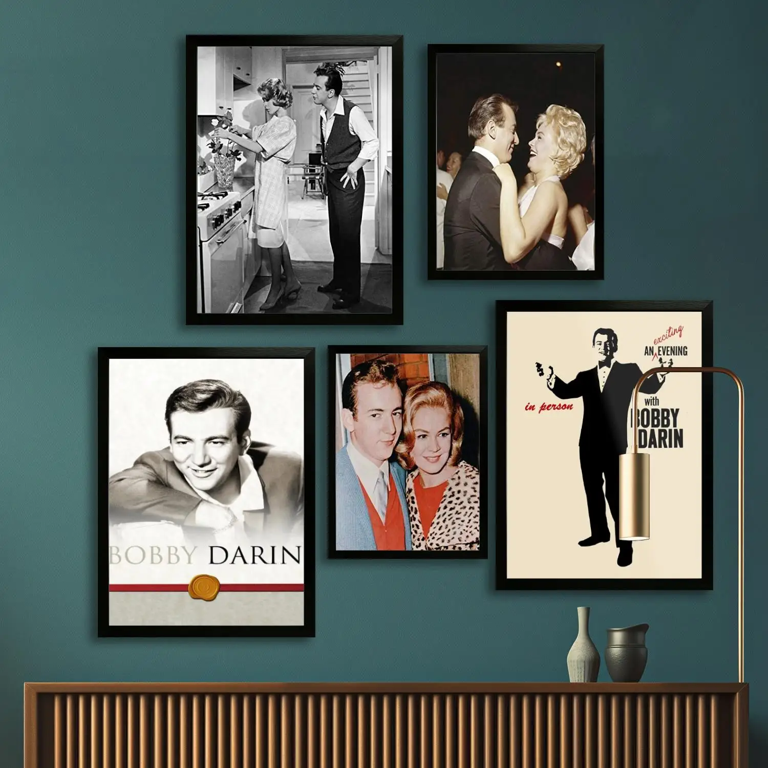 

Бобби дарн актер холст художественный постер и настенное искусство, печать с картинками, современный семейный декор для спальни, декоративная живопись