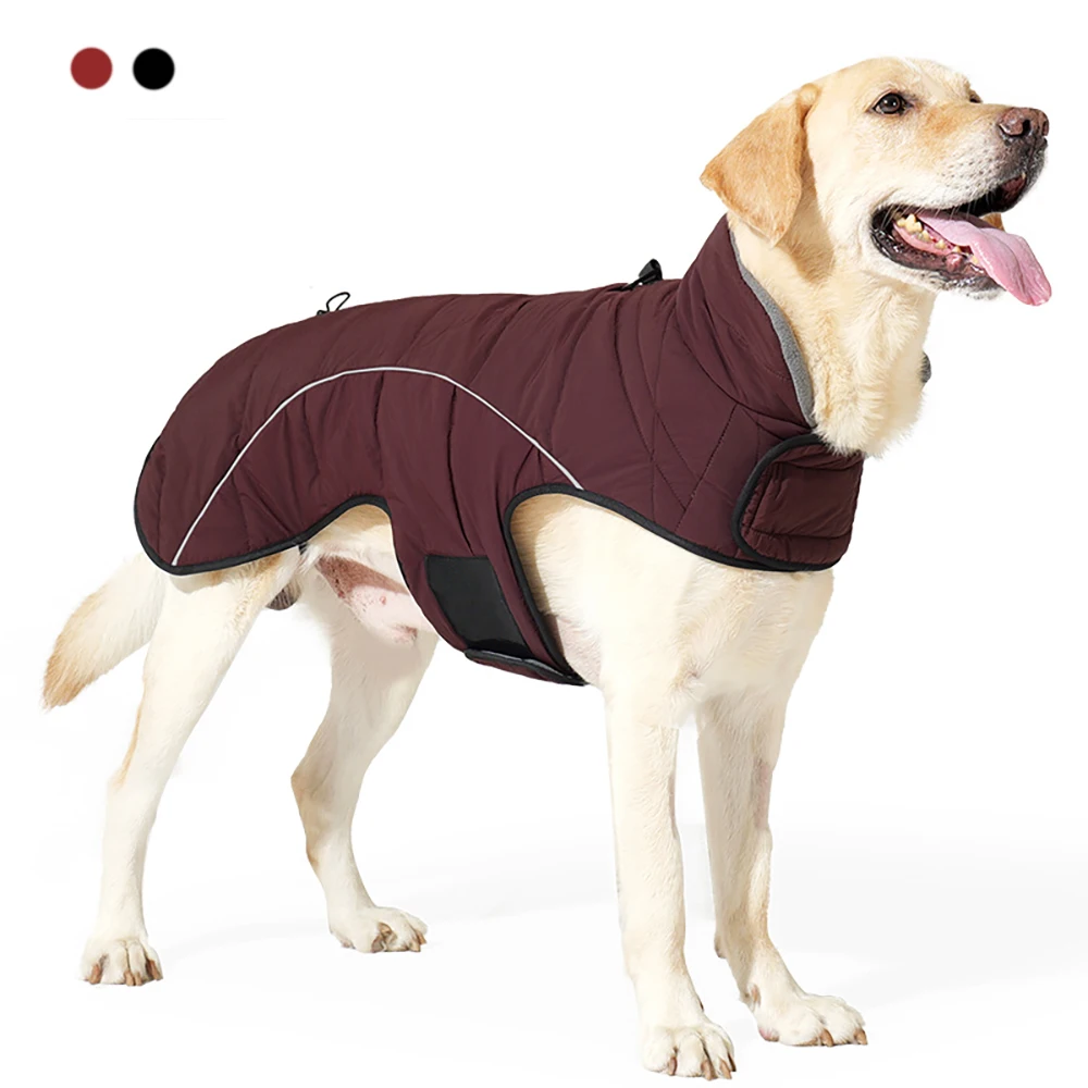 Neue Hund Winter Jacke Wasserdicht Reflektierende Haustier Mantel Outdoor Weste Warme Baumwolle Hunde Kleidung für Große Mittlere Hunde Kleidung