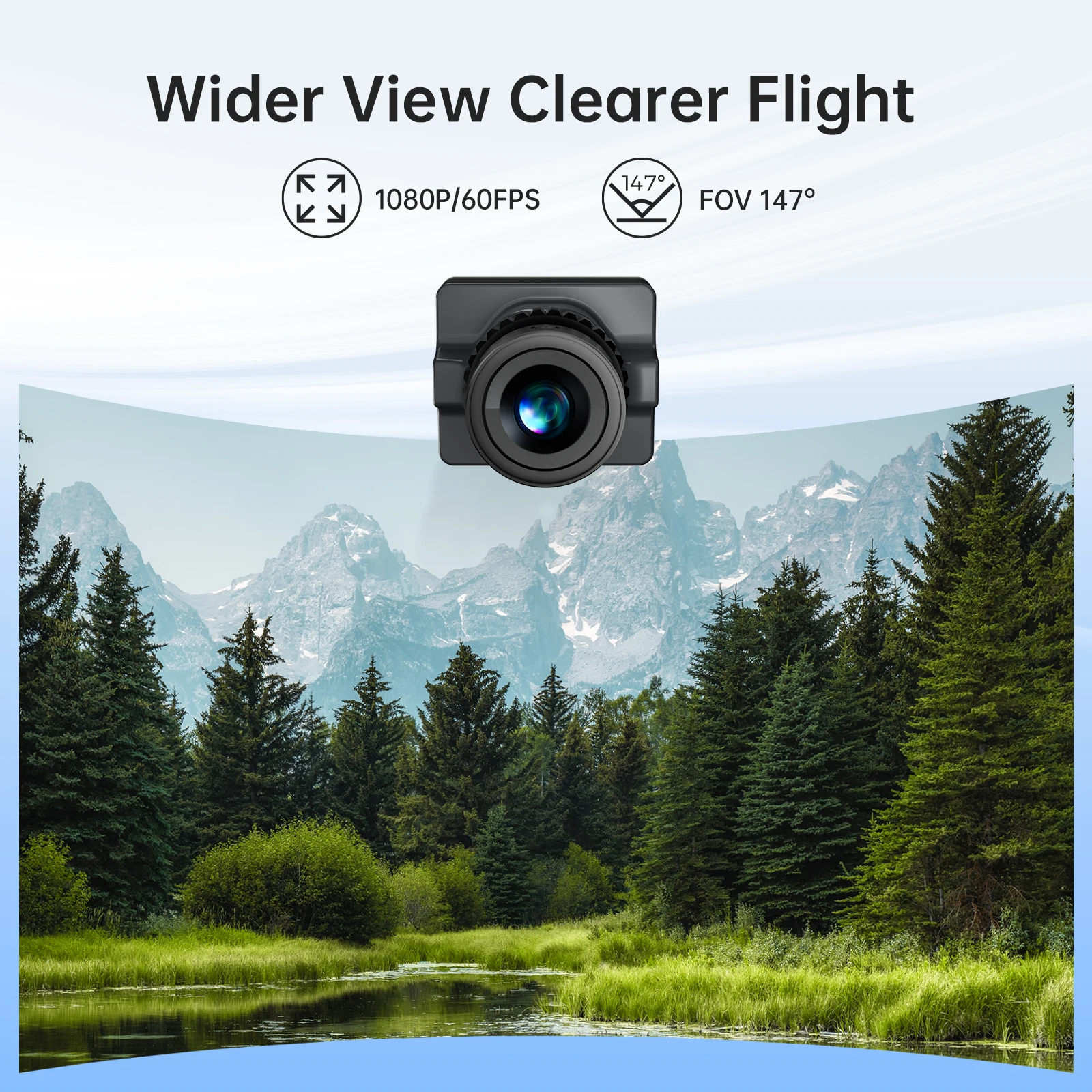 CADDX Walksnail Ascent Lite VTX Kit Digital Image Transmission 1080P/60FPS 35ms Low Latency 3km Range For Ascent FPV Goggles
