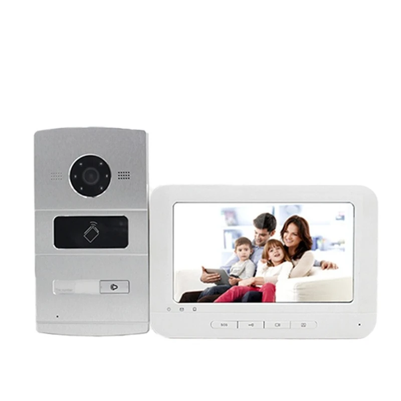 Video intercom, waterproof networking set 7-inch indoor unit DS-KIS601