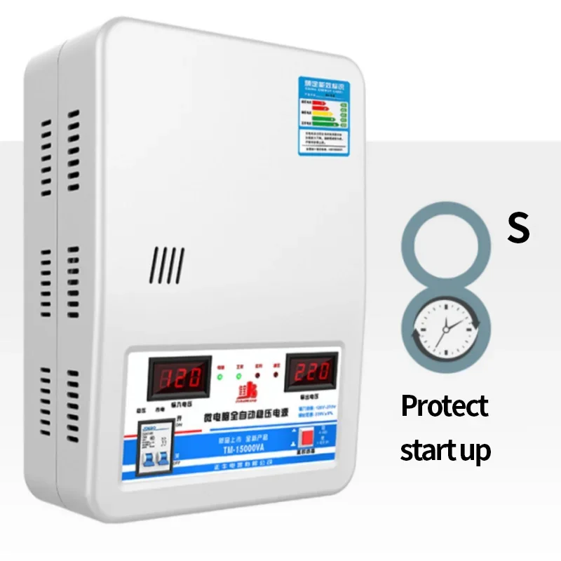 スマート電圧レギュレーター130 W,270v-15000 v,自動AC電源,商業用電圧スタビライザー