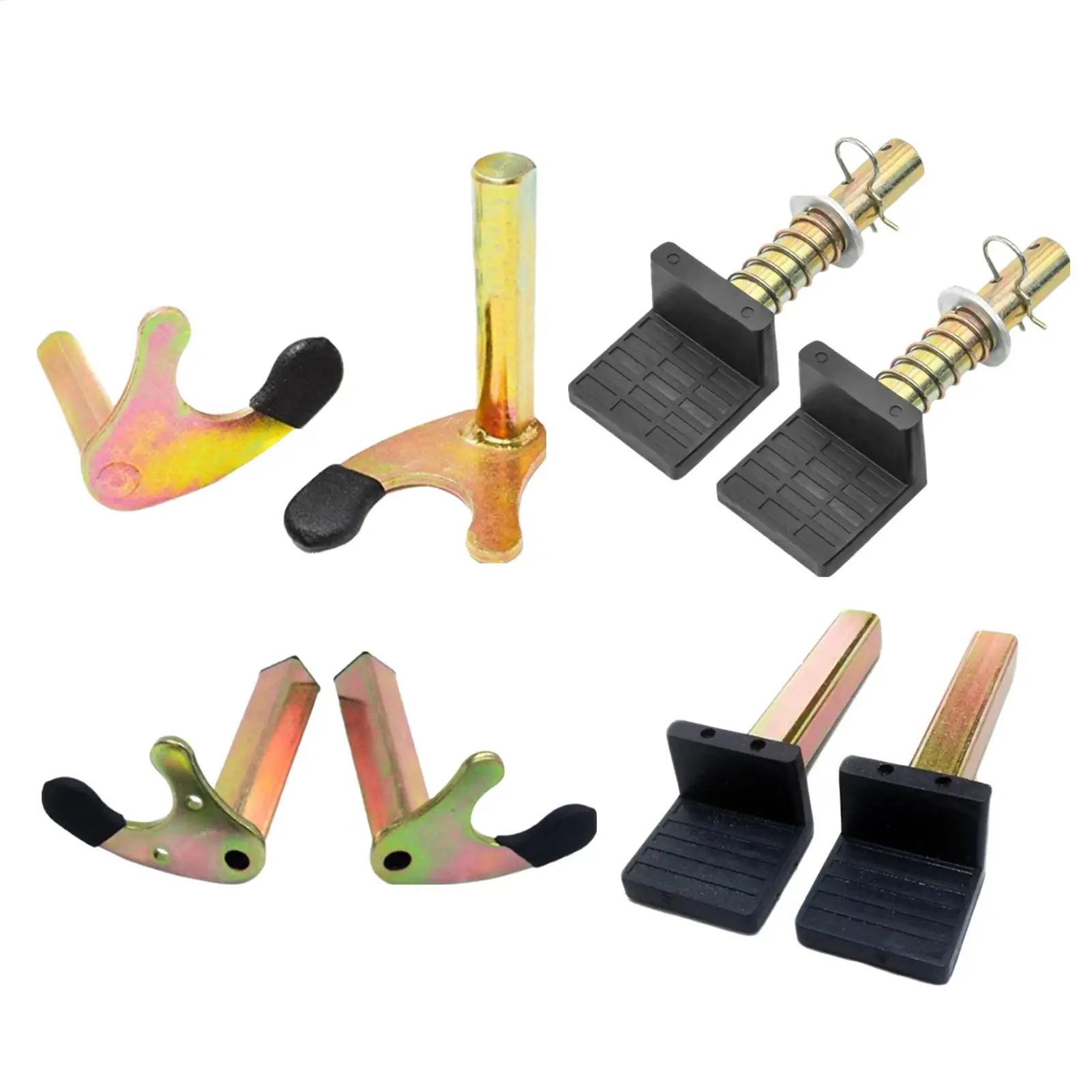 Ganci per supporto da parcheggio per moto Accessori per supporto per paddock per moto in stile U / L Telaio di supporto Supporto per sollevamento cursore bobina forcellone