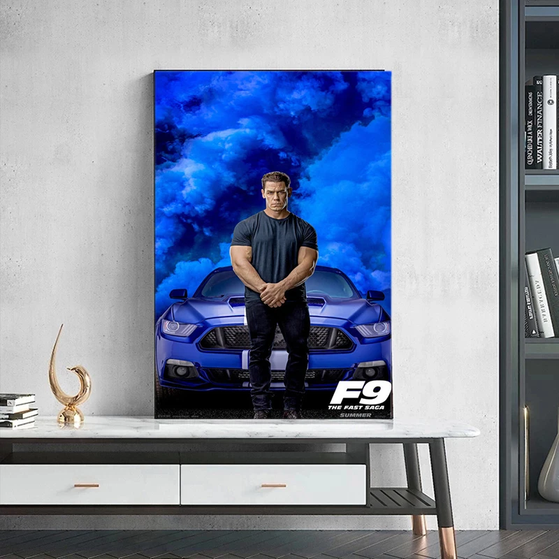 ملصق عصري سريع وغاضب 9 ملصق الفيلم صورة فنية سريعة وغاضبة 9 ديكور المنزل غرفة المعيشة الديكور الجماليات