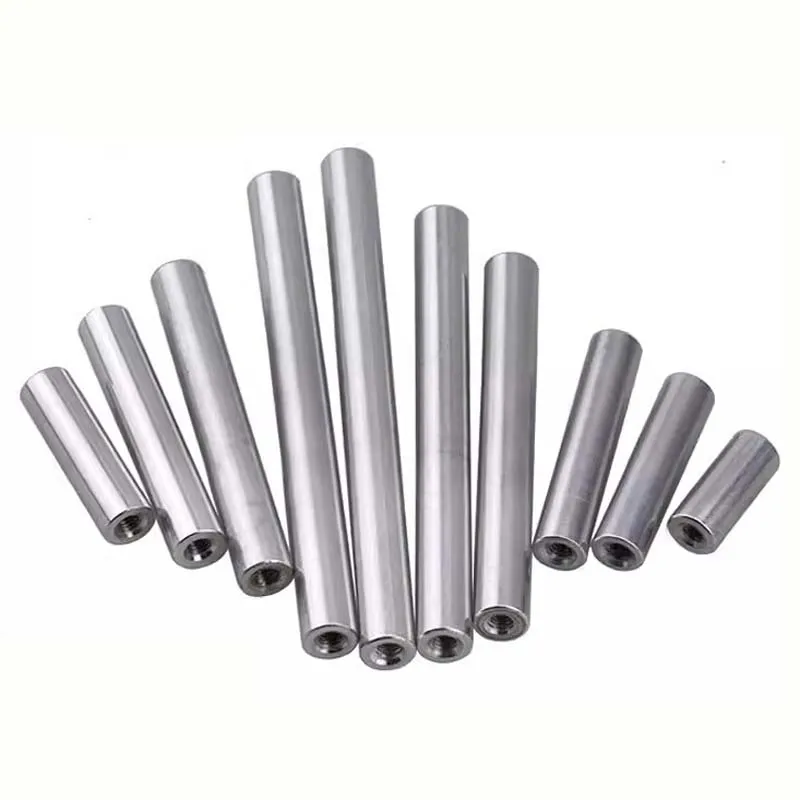 2-10pcs M3 Aluminum Round Standoff Spacer Stud Female Threaded Extend Long Nut Column For RC Model Length 6mm to 180mm