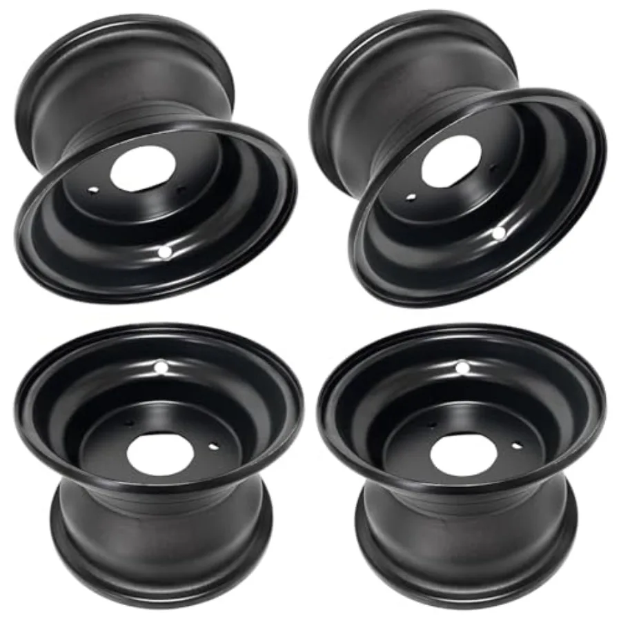 

7 ATV Wheel Rim 16x87 for 110cc 125cc ATV UTV GoKart Compatible with Roketa Kazuma Taotao Coolster 78mm Spacing Durable Rim for