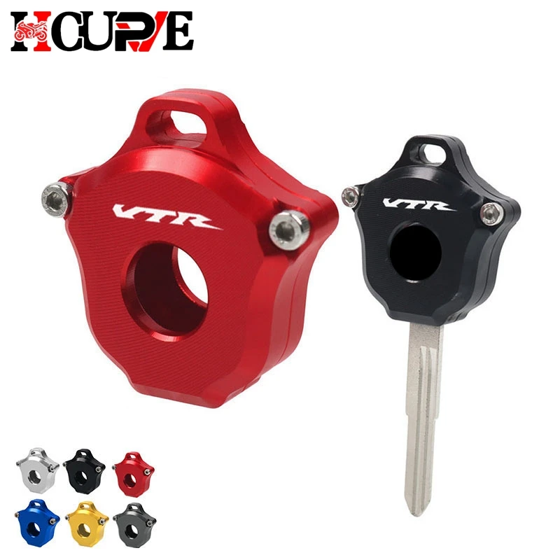 Motorcycle CNC Key Case Cover Shell Key Housing Protection For VTR1000 VTR 1000