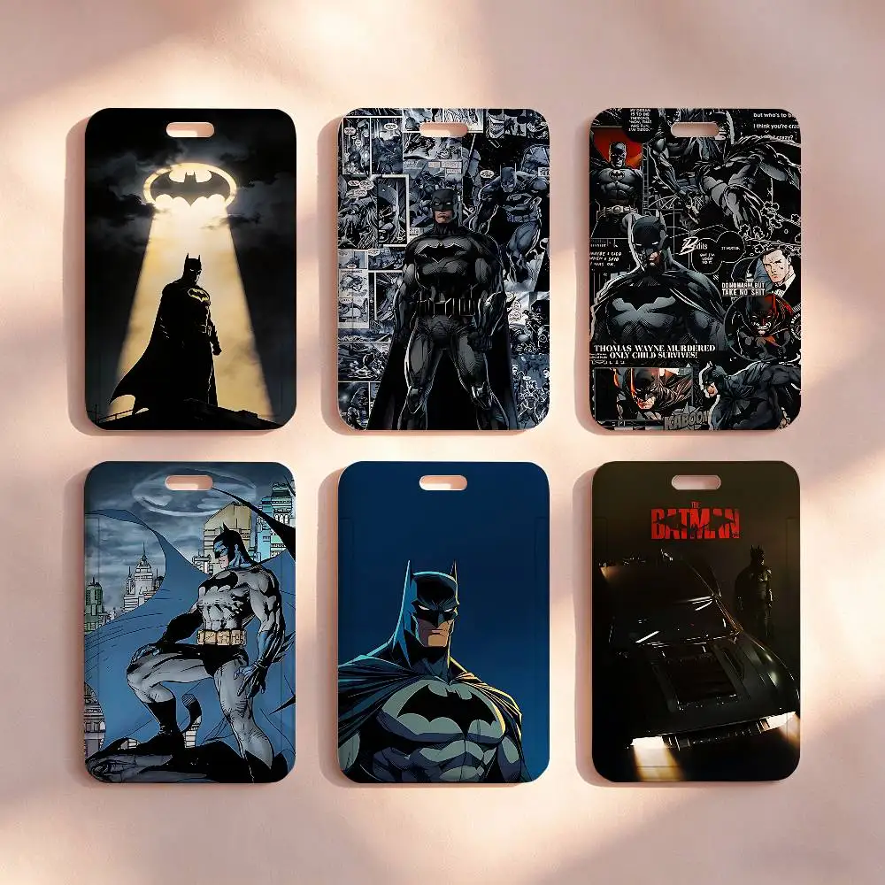 Classic-B-batman-s Cool NFC Porta-cartões deslizante sem contato para cartões de estudante, cartões de ônibus, cartões de identificação e permisões de trabalho