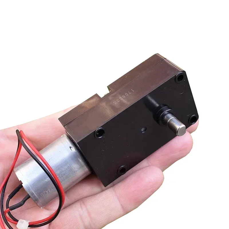 Mini 370 Turbo Worm Gear Reduction Motor DC 6V-12V 29RPM-60RPM Micro L-Type / 7-Type Gear Motor Slow Speed  DIY Hobby Toy Model