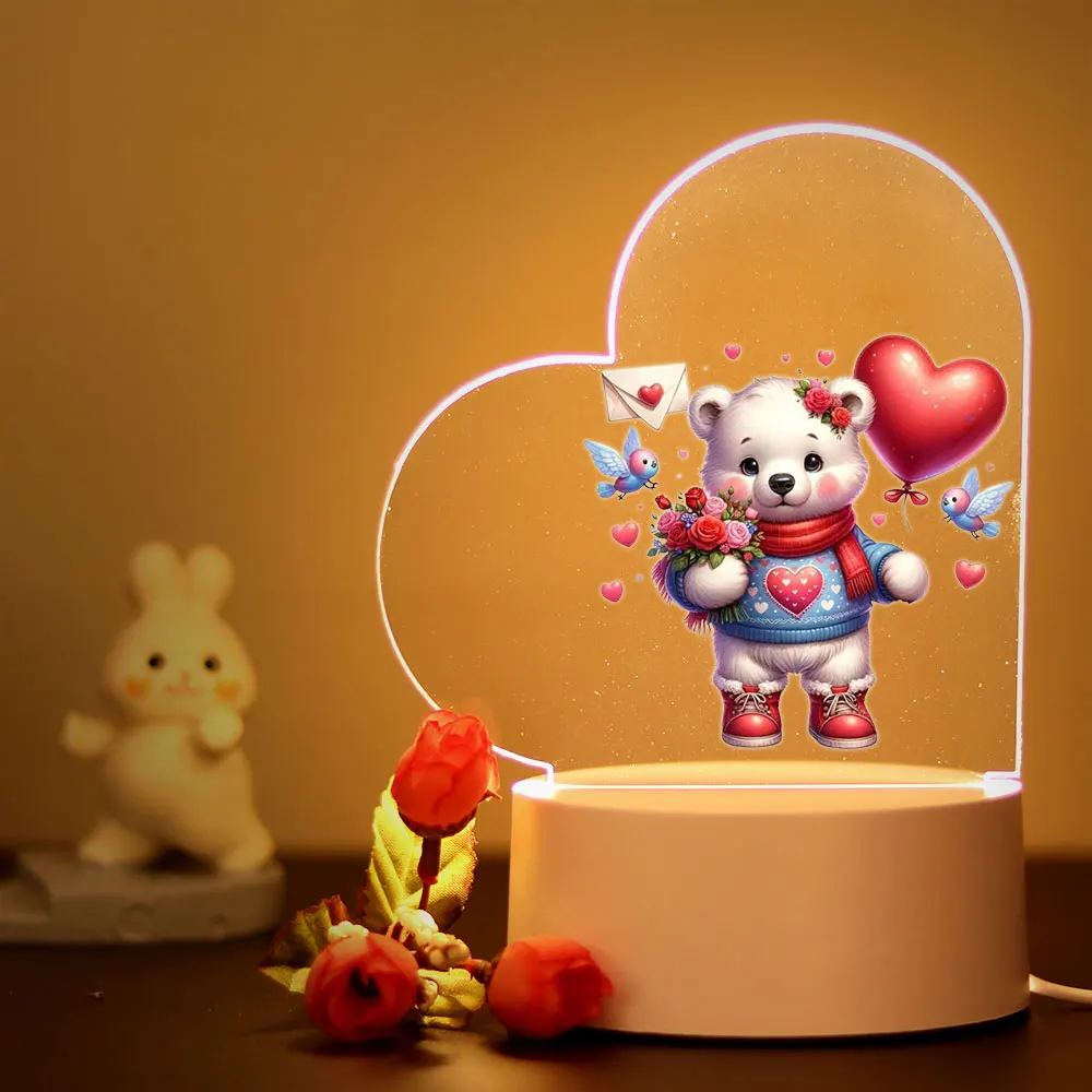 Lampe de table LED RVB Proxy, lumières ambiantes pour chambre à coucher, festival, maison, chevet, chambre à coucher, décor de couple, 1/3, nouveau