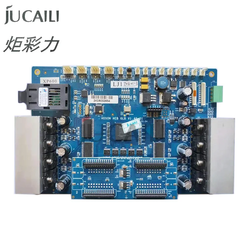 Jucaili one set xp600 Double head network version Hoson Board kit for ECO Solvent Printer carriage board main board  upgrade kit