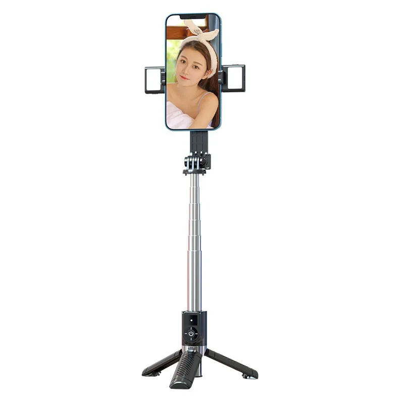 Mini Selfie Stick Bluetooth Tripod Integrated Selfie Stick Universal Phone Photography Live Streaming Bracket