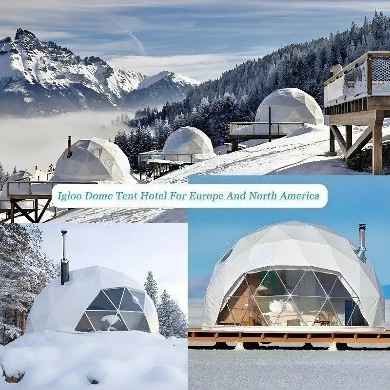 Transparent Glass Dome House Luxury Geodesic Dome Tent for Outdoor Resort Glamping Hotel Camping Use System