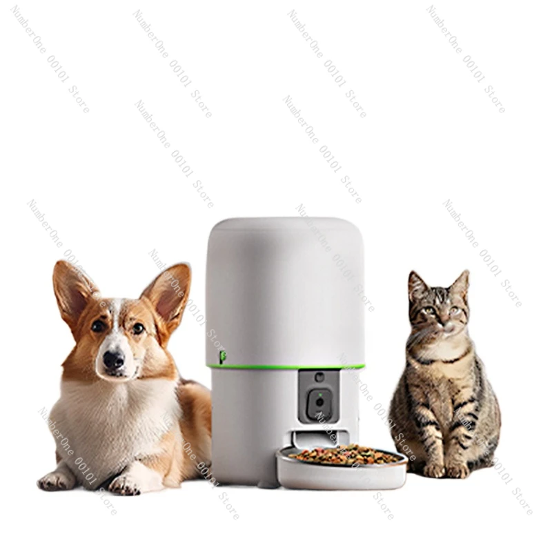 

Automatic feeder cat with camera can video pet dog dog smart 5G stable and not disconnected