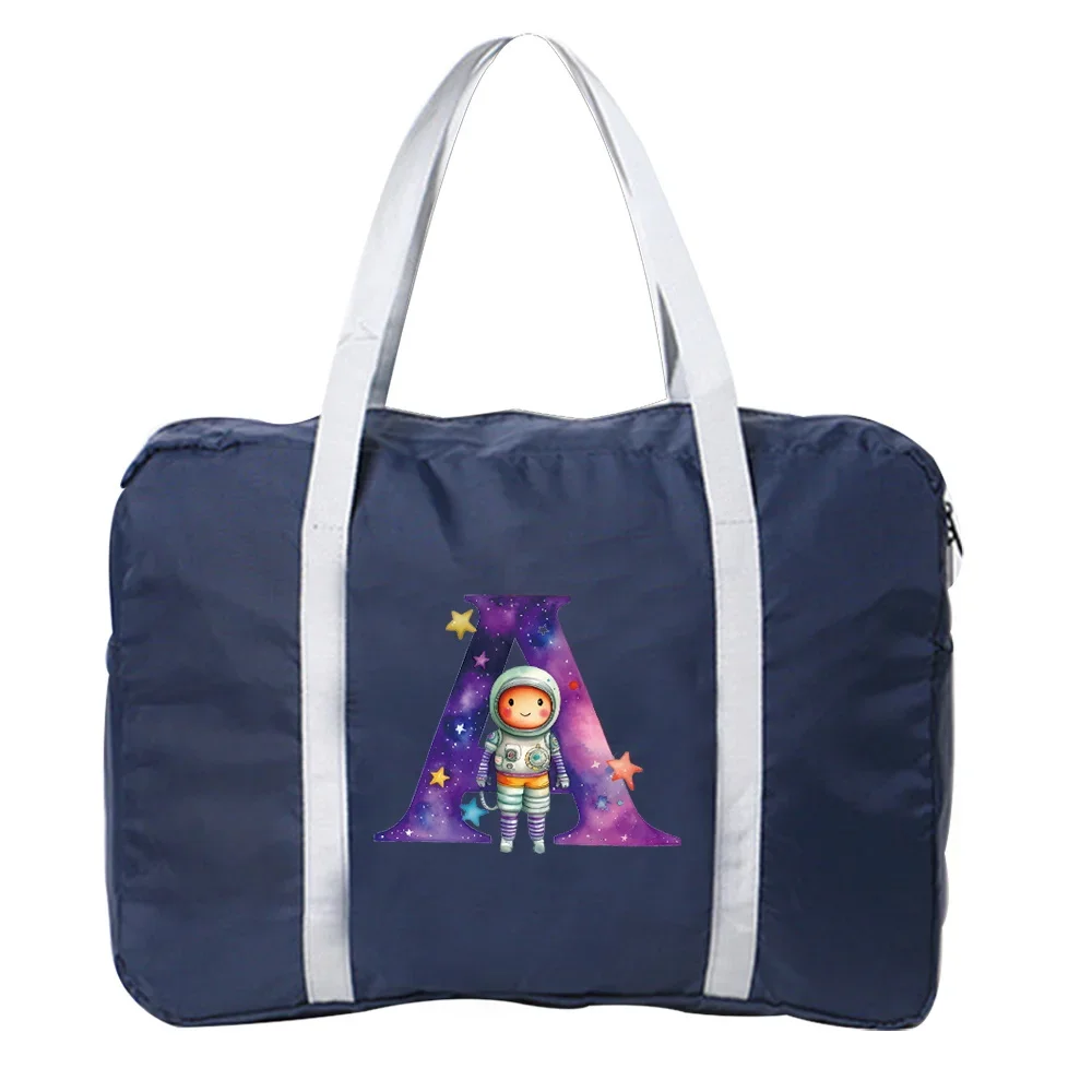 Travel Bag for Women Hand Luggage Tote Astronaut Series Print Large Capacity Handbag Duffel Set Overnight for Lady & Men