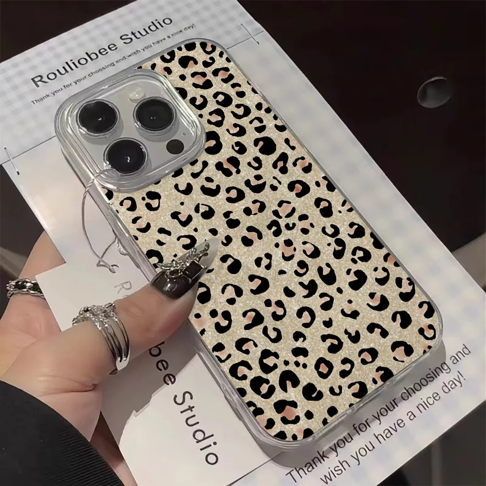 

Luxury Stylish Leopard Print Phone Case For Xiaomi 14T Pro Cases Xiaomi Mi 11 Lite 5G 15 13T Poco F6 F5 X6 X5 X3 M6 Pro F3 Cover