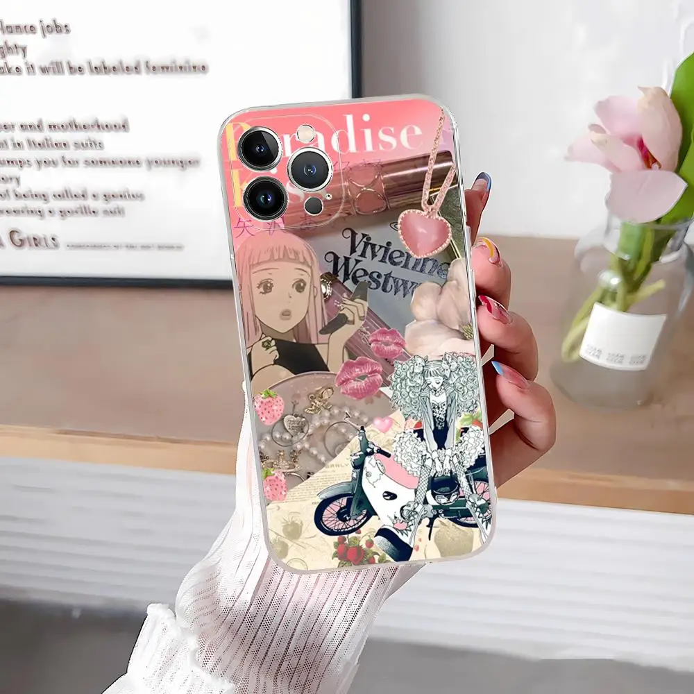 Anime Paradise Kiss Miwako Phone Case Silicone Soft for iphone 15 14 13 12 11 Pro Mini XS MAX 8 7 6 Plus X XS XR Cover