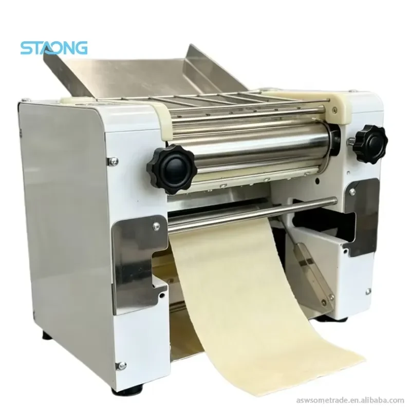 Electric Dough Press Roller Commercial Bakery Equipment Automatic Kneading Sheeter for Pizza Base Flatbread Tortilla 110V