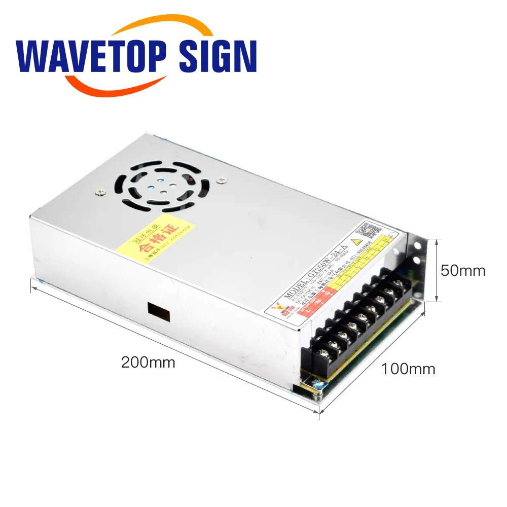 Imagem -02 - Wavetopsign-fonte de Alimentação de Comutação 250w Alimentação de 24v 10a para Máquina de Gravura e Roteador Cnc