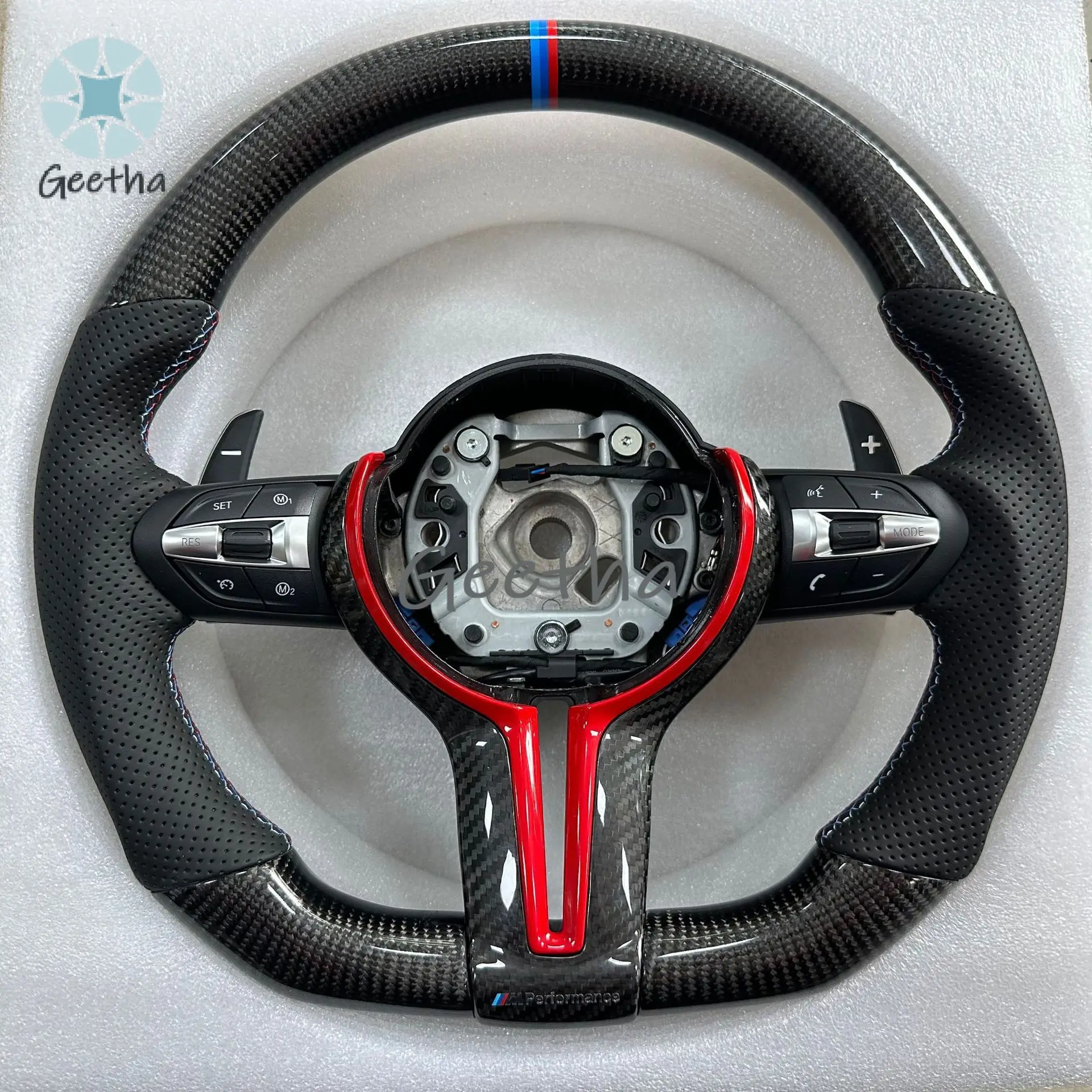 For Carbon Fiber Steering Wheel Modification for 1234567 Series X1-X6 F18 F02 F32 OLIVER Fitment