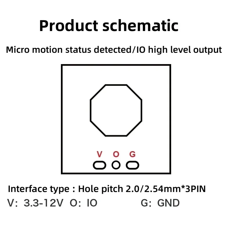 LD1020 10G Intelligent Human Microwave Radar Sensing Module Low Power Micro Motion Intelligent Perception Sensor