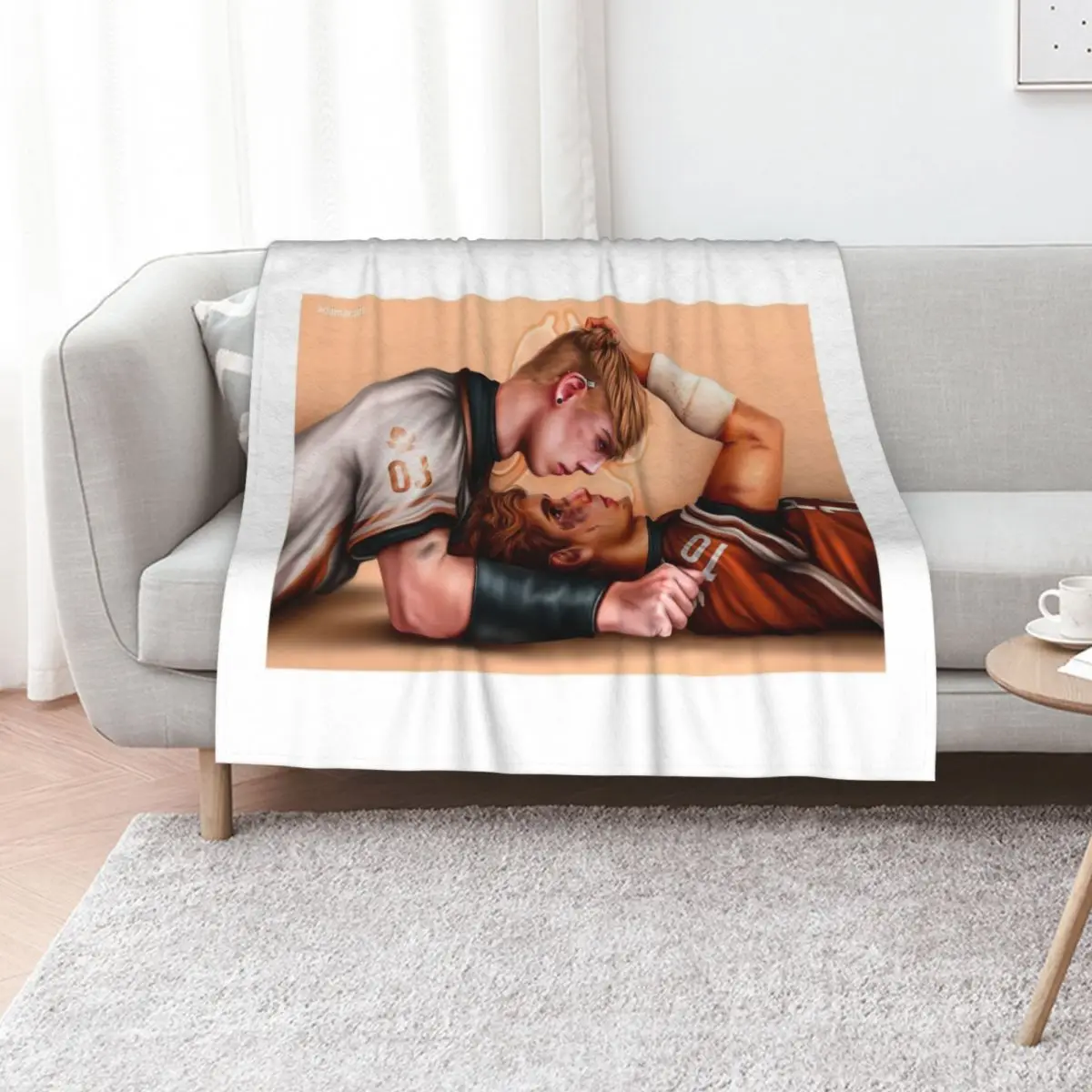 أندريل (أندرو ونيل) رمي بطانية لحاف الشعر بطانيات فروي ناعمة