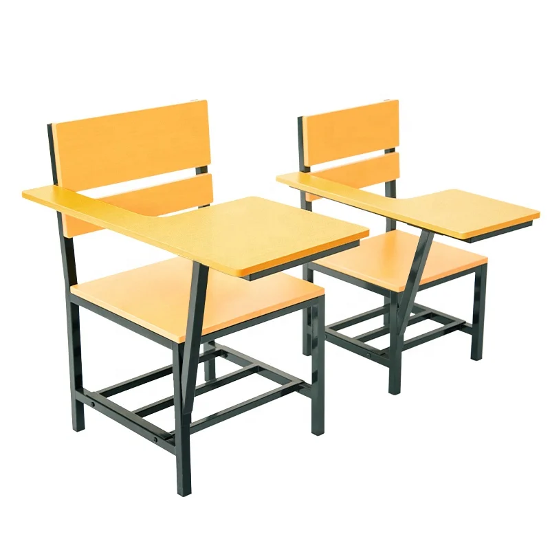 

# WTraining Room Chair And Desk Classroom Furniture Wooden School Chairs Philippines Student Chair With Writing Pad School Suppl