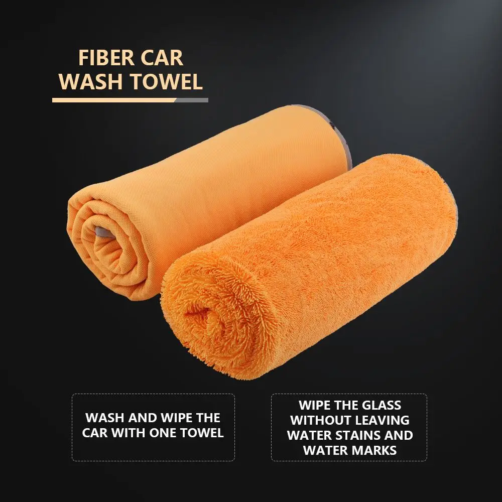 SPTA Microfiber Coral Velvet Double-sided Multifunctional Towel 600GSM for Car Wash Polishing Cleaning Drying Cloth