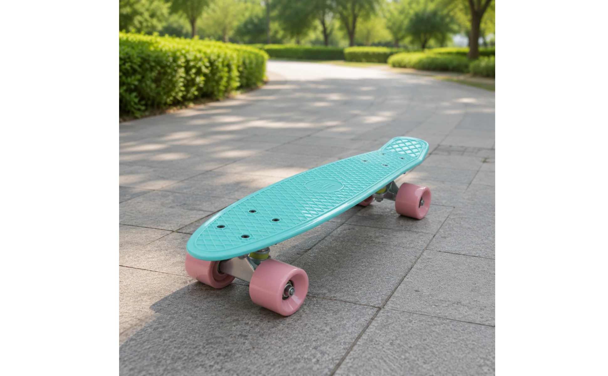 22-Inch Mini Skateboard Lightweight 22-Inch aquaticShaped Cruiser PP Plastic Deck Cruiser Grippy for Beginners 22-Inch Mini Skateboard Lightweight 22-Inch aquaticShaped Cruiser PP Plastic Deck Cruiser Grippy for Beginners