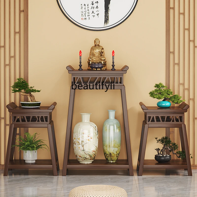 Incense case simple modern Xuanguantai home offering Gongtai Buddha table new Chinese Buddhist table