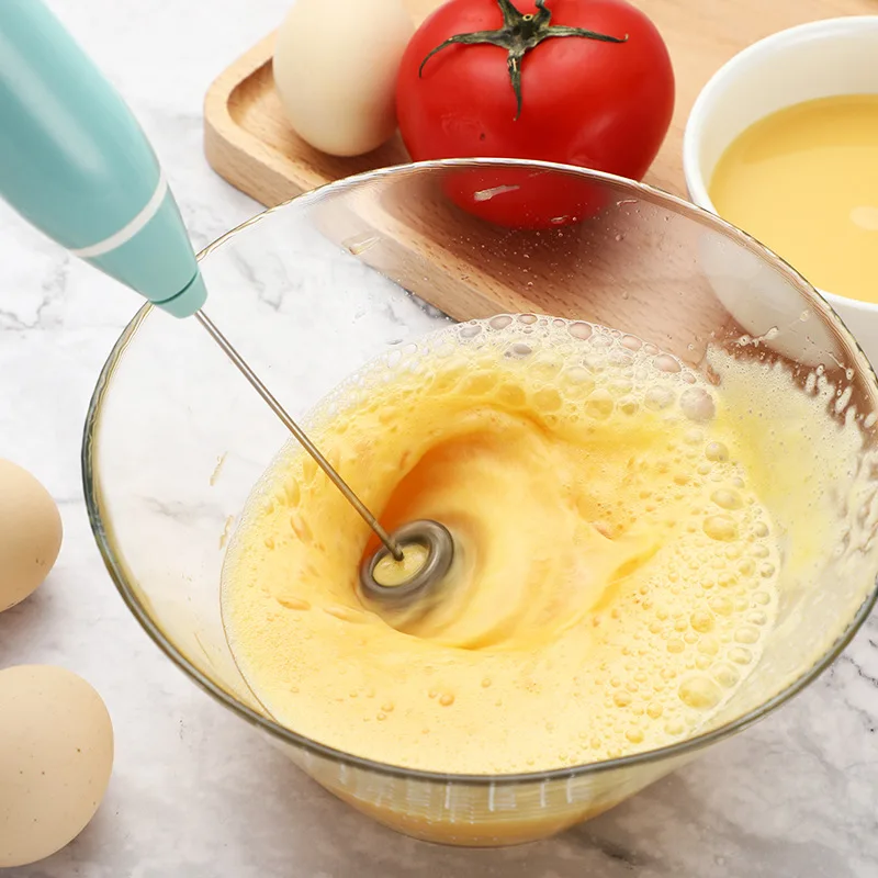 Espumador de leche portátil, licuadora de mano recargable por USB, máquina de bebidas de alta velocidad, batidora para café, crema de capuchino