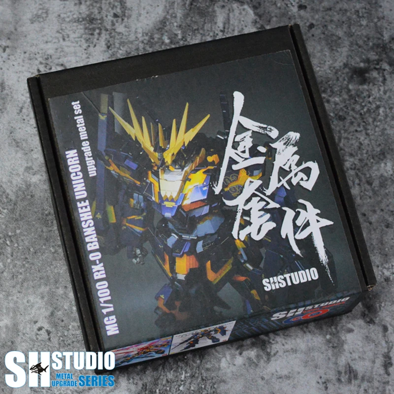 SH Studio Detail-up Set For 1/100 MG Unicorn 02 Banshee Ver Ka Metal Modification For Mobile Suit Models Toys Metal Accessories