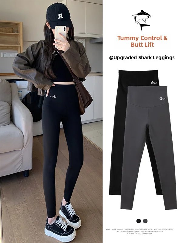 

Брюки для йоги с высокой талией на подкладке, женские брюки из коровьей кожи, осень 2023, новые длинные повседневные брюки с подтяжкой ягодиц